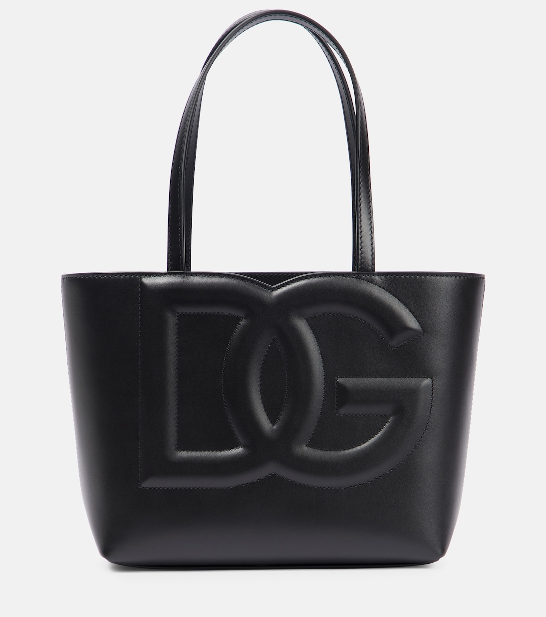 DG leather tote bag in black Dolce Gabbana Mytheresa