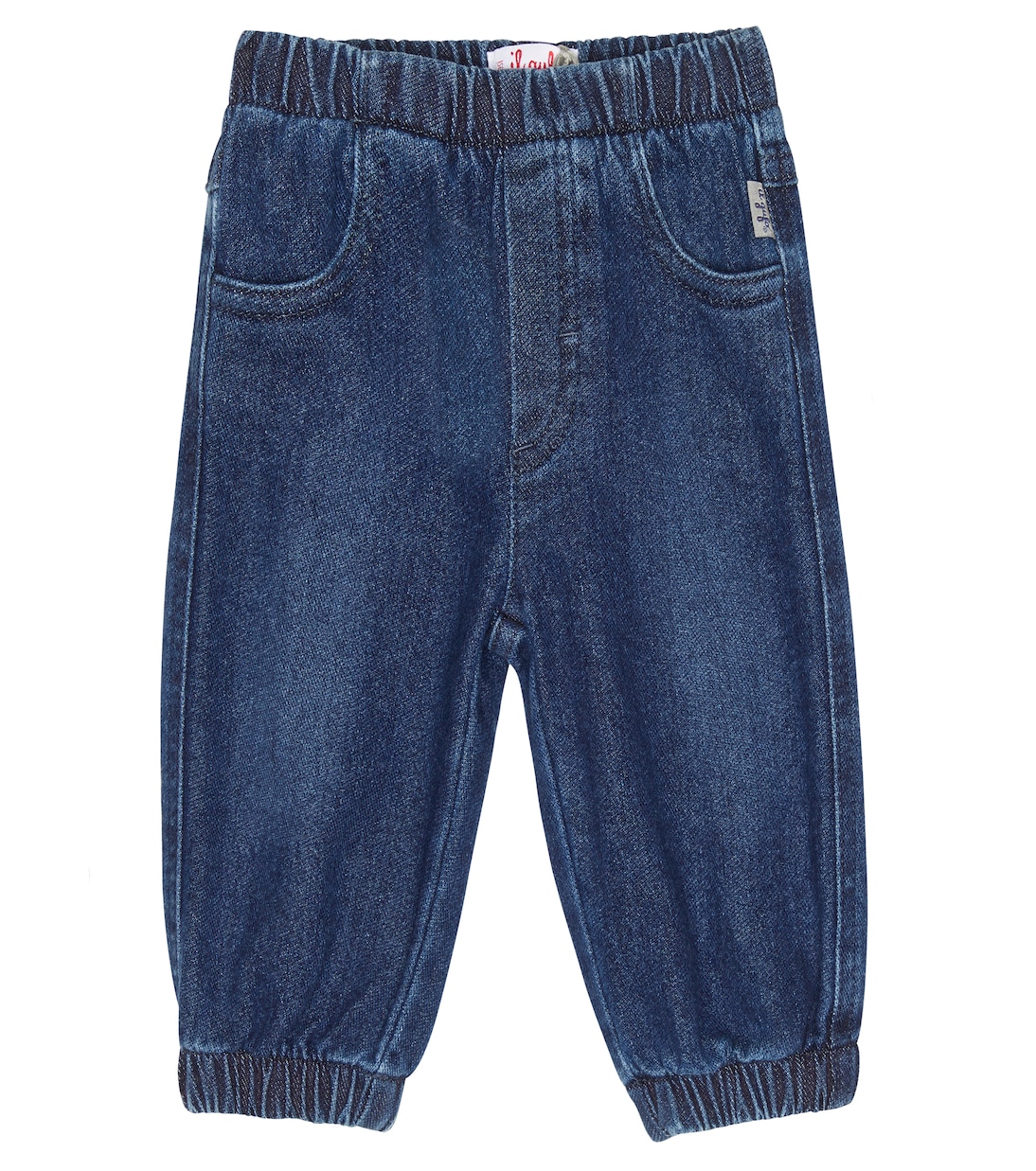 Bébé – Pantalon en chambray de coton mélangé | Il Gufo