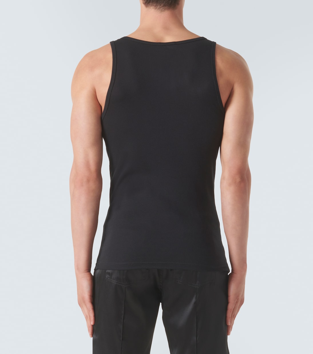 Top en mezcla de algodón acanalado | Tom Ford