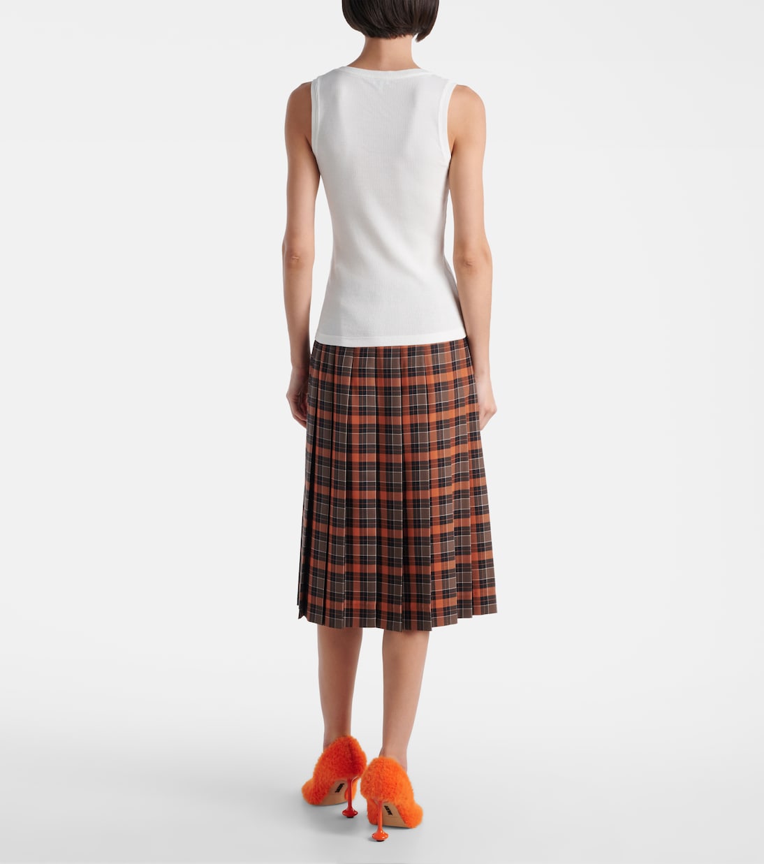 Tank top en mezcla de algodón con anagrama | Loewe