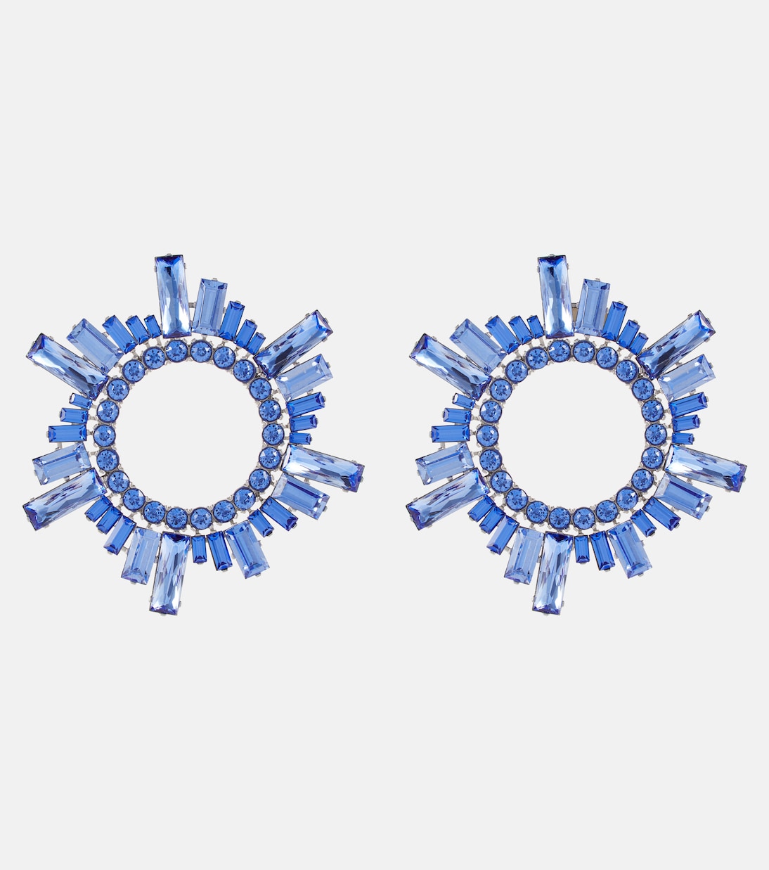 Boucles d'oreilles Begum à cristaux | Amina Muaddi