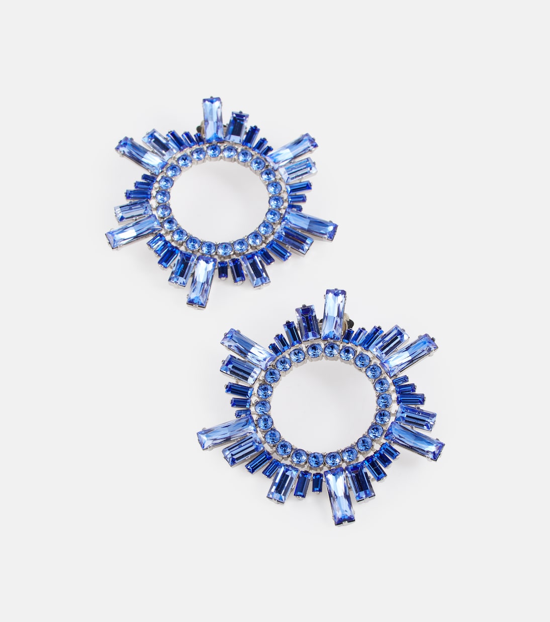 Boucles d'oreilles Begum à cristaux | Amina Muaddi