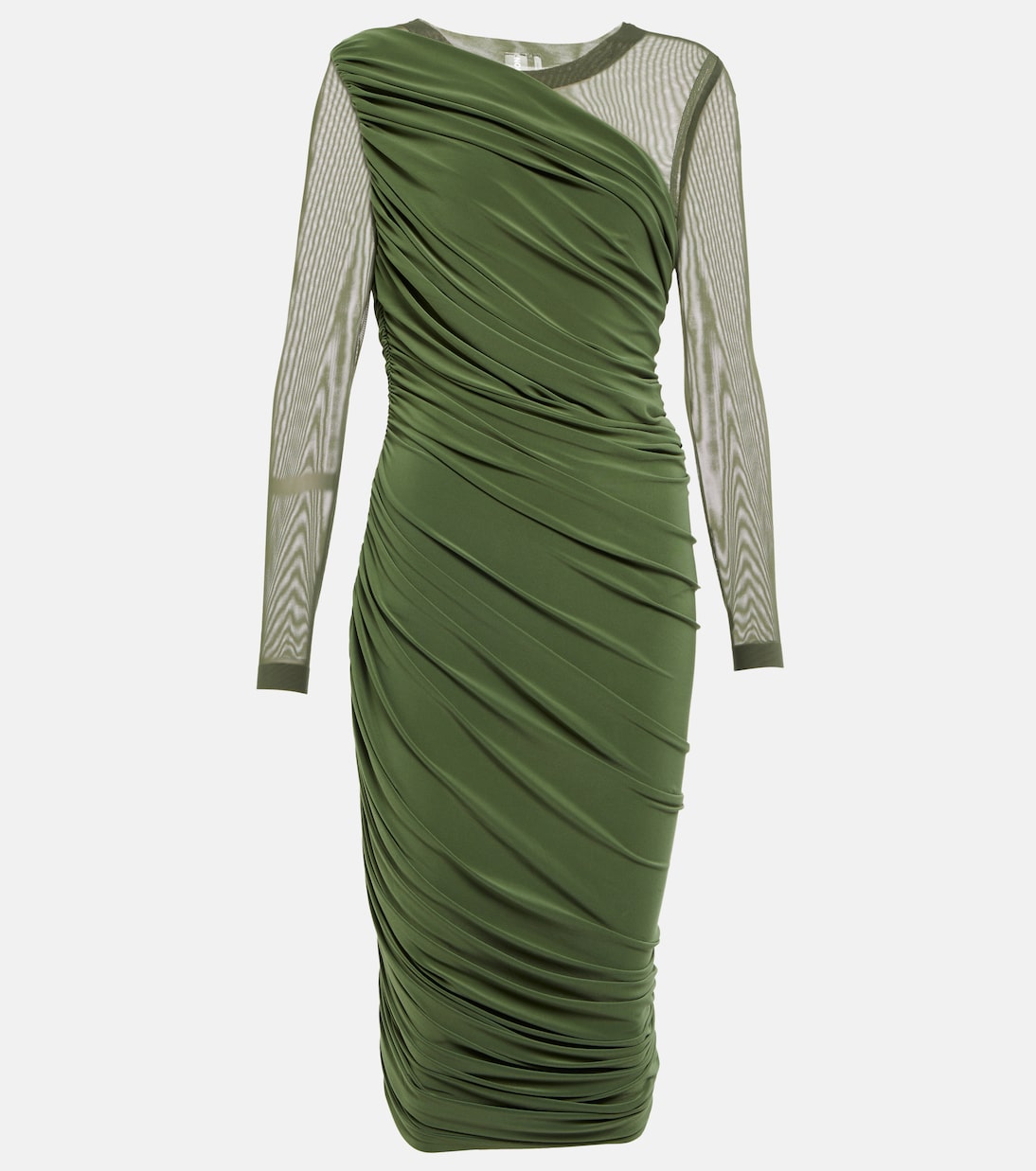 Vestido Diana de jersey fruncido | Norma Kamali