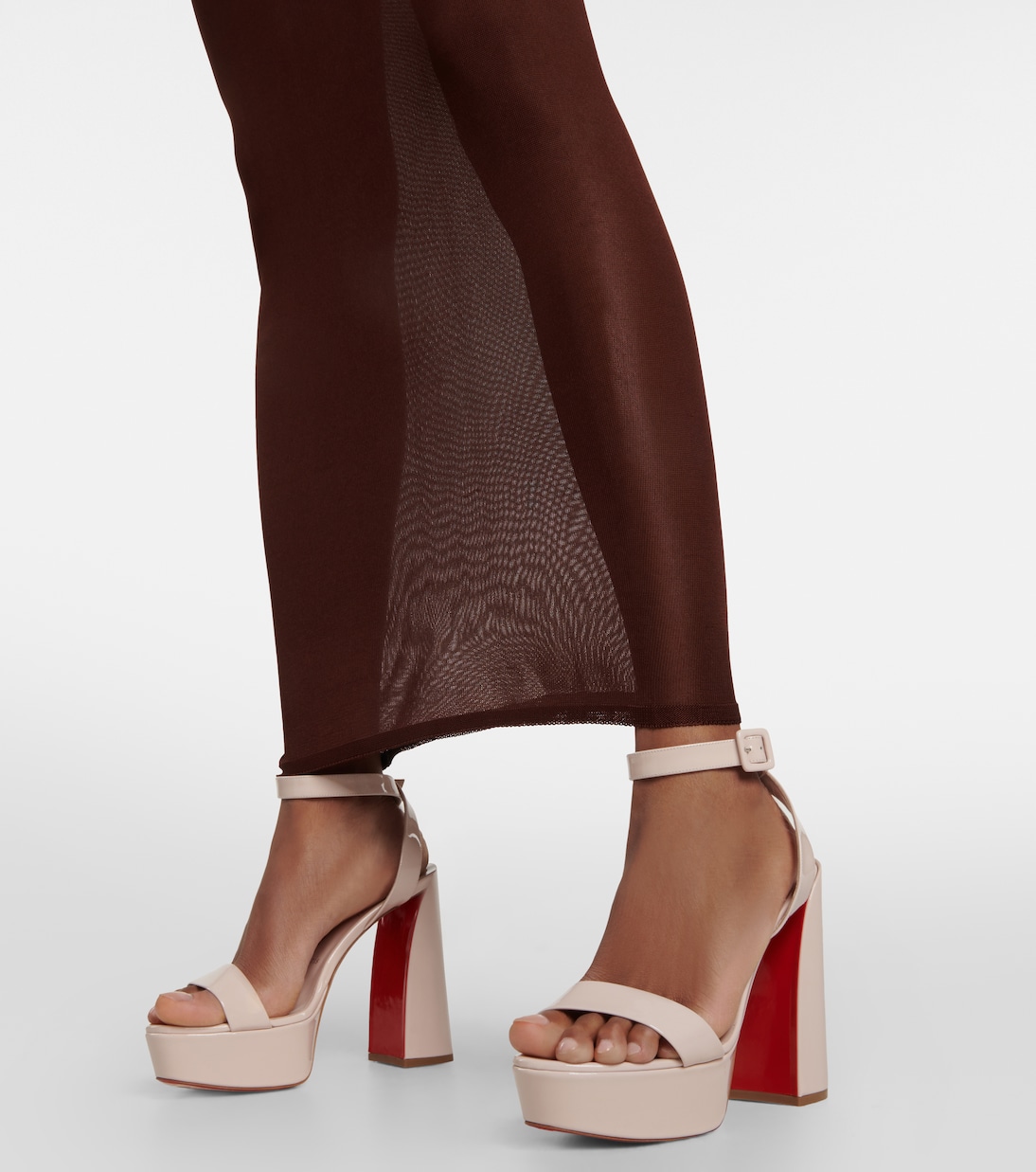Sandales Movida Sabina à plateau en cuir | Christian Louboutin