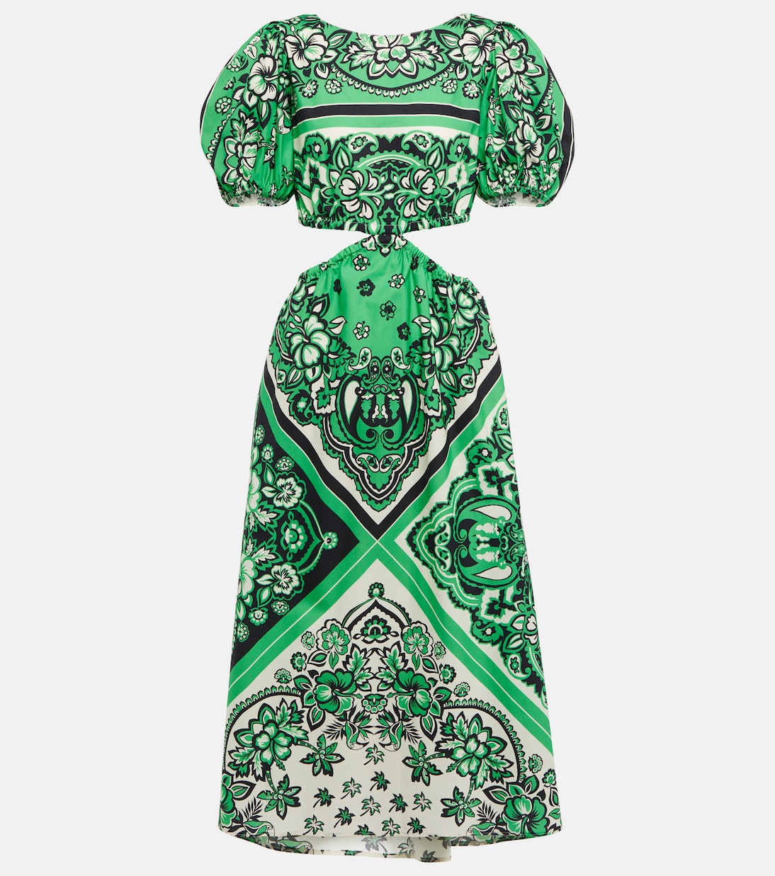 Printed cotton midi dress | REDValentino