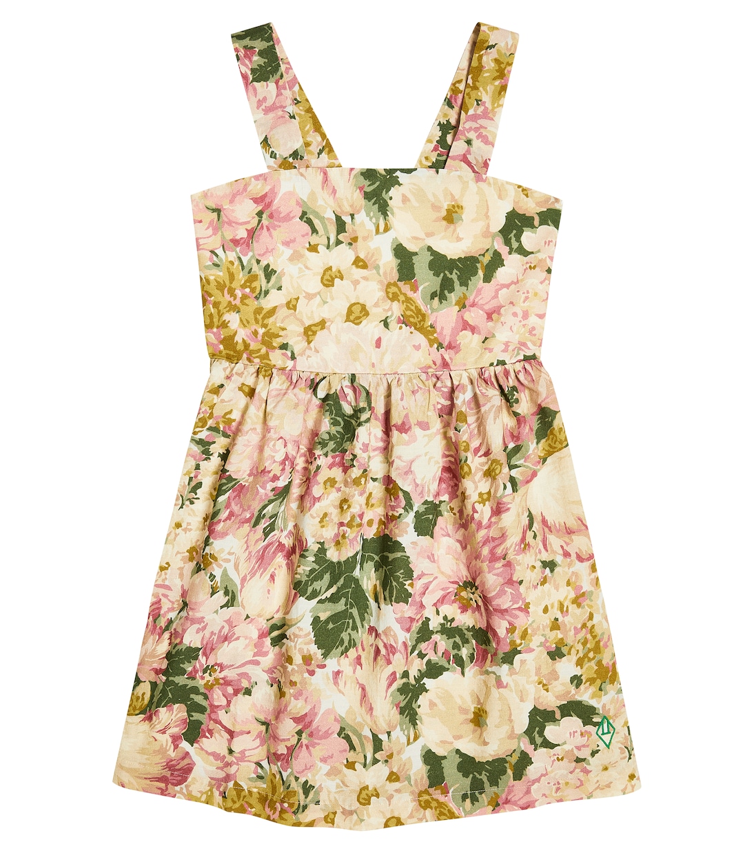 Badger floral cotton dress | The Animals Observatory
