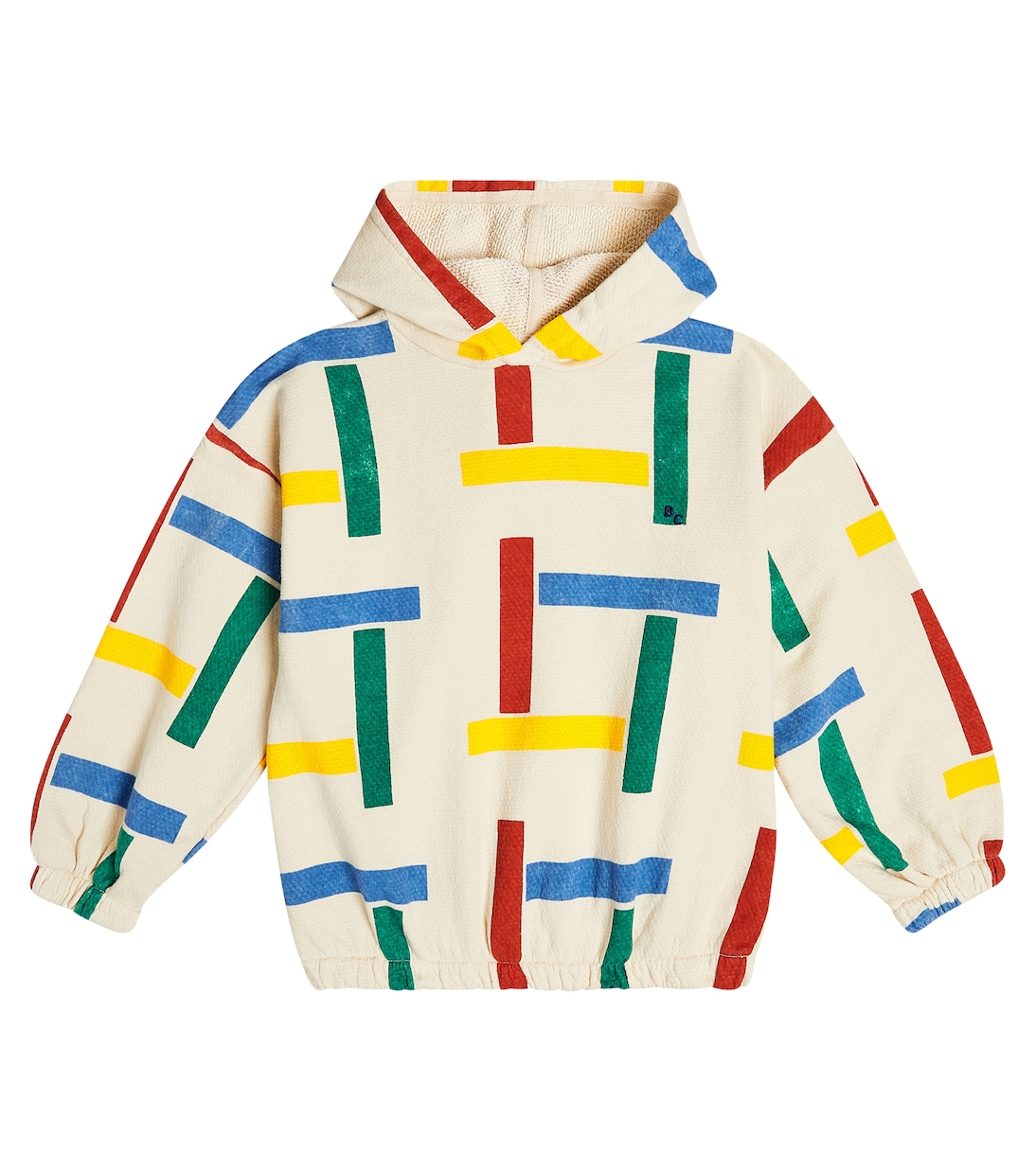 Printed cotton hoodie | Bobo Choses