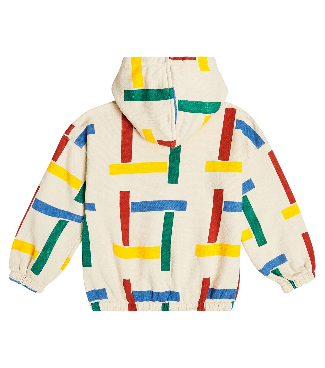 Printed cotton hoodie | Bobo Choses