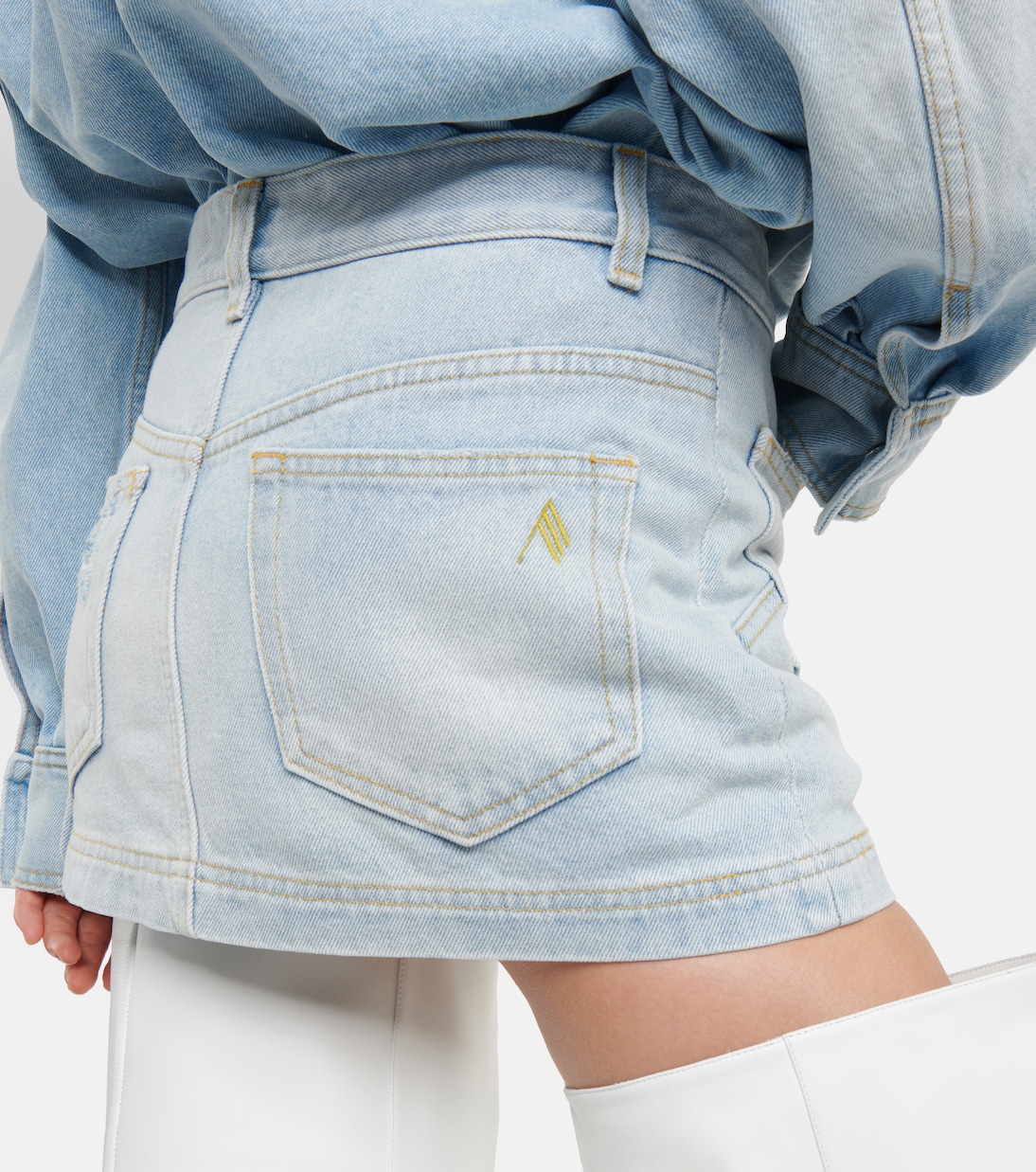 Mini-jupe en jean | The Attico