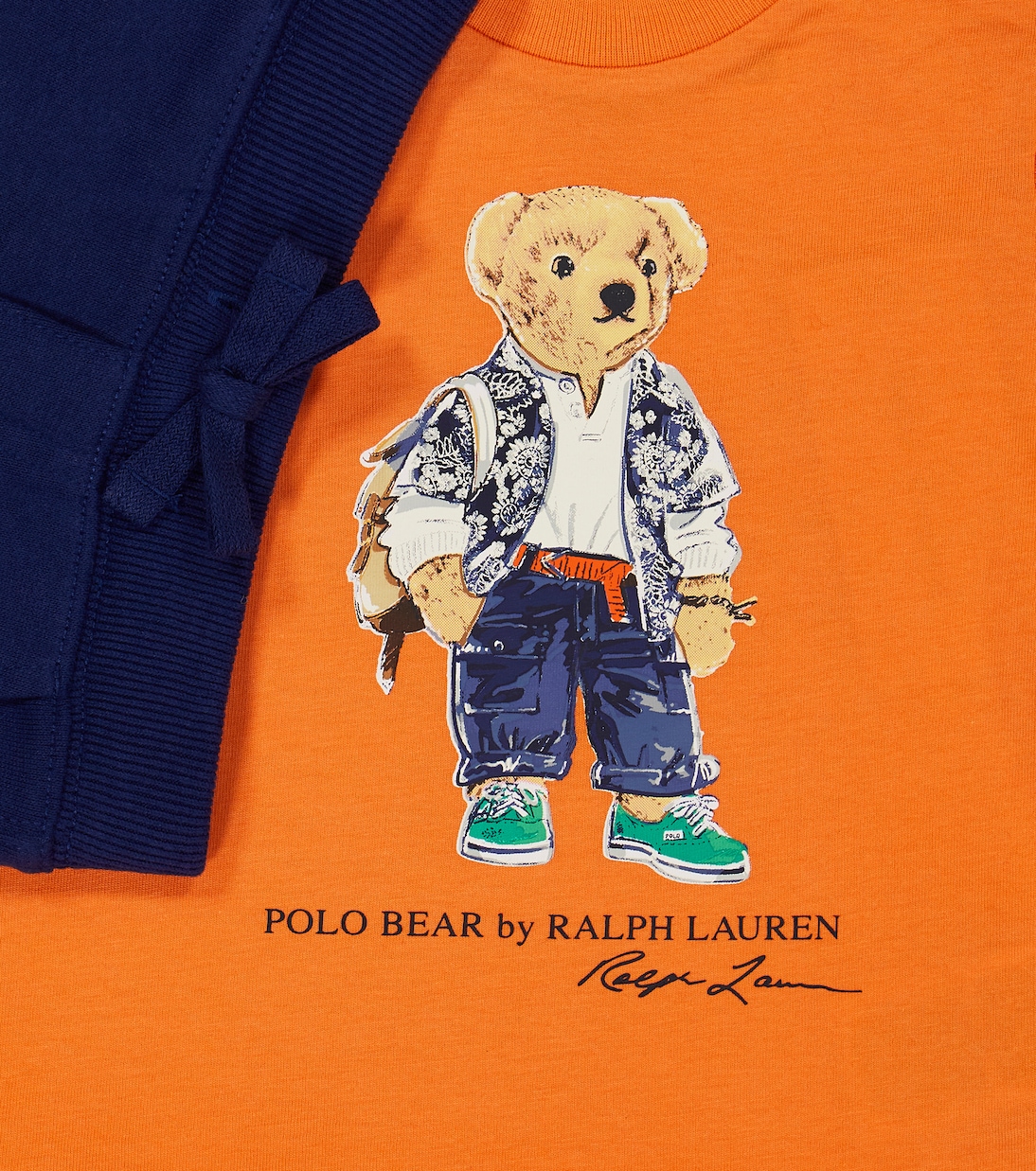 Baby cotton T-shirt and pants set | Polo Ralph Lauren Kids