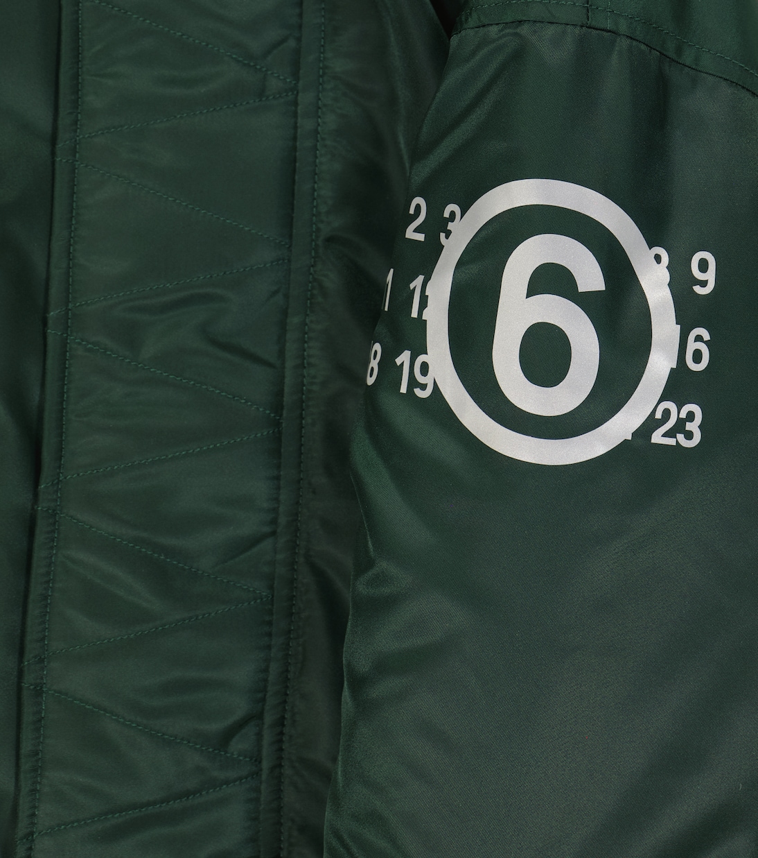Parka in twill con cappuccio | MM6 Maison Margiela Kids