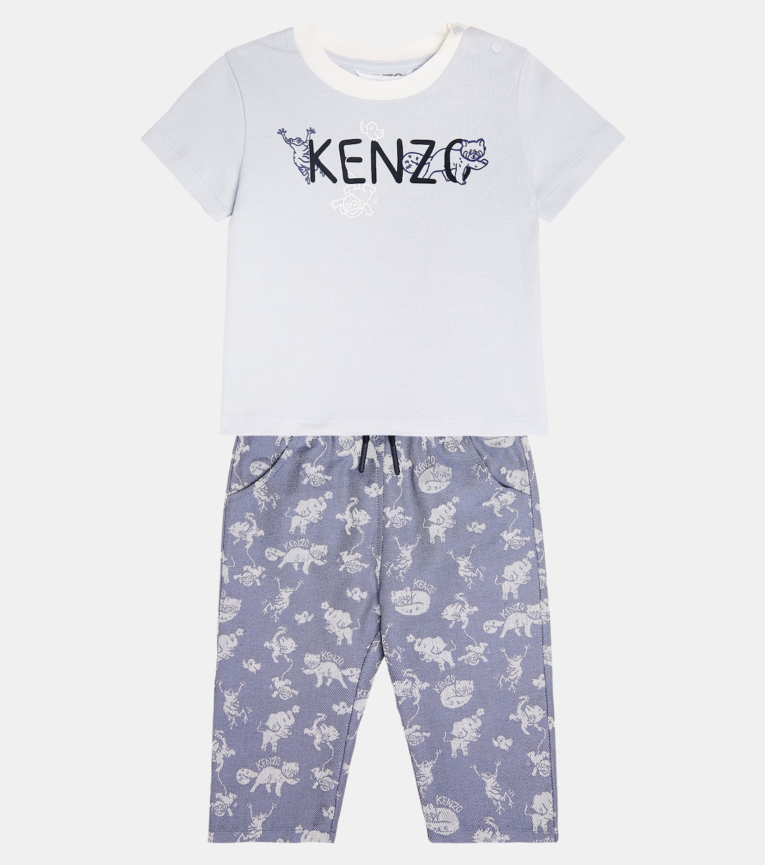 Bebé - set de camiseta y pantalones de algodón | Kenzo Kids