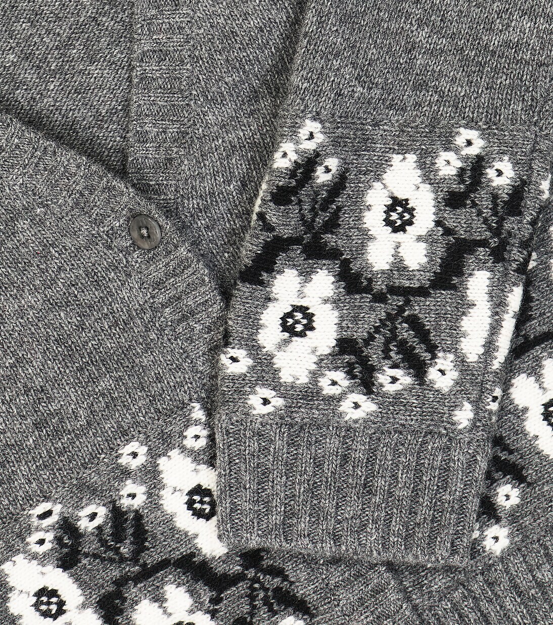 Intarsia virgin wool sweater | Il Gufo