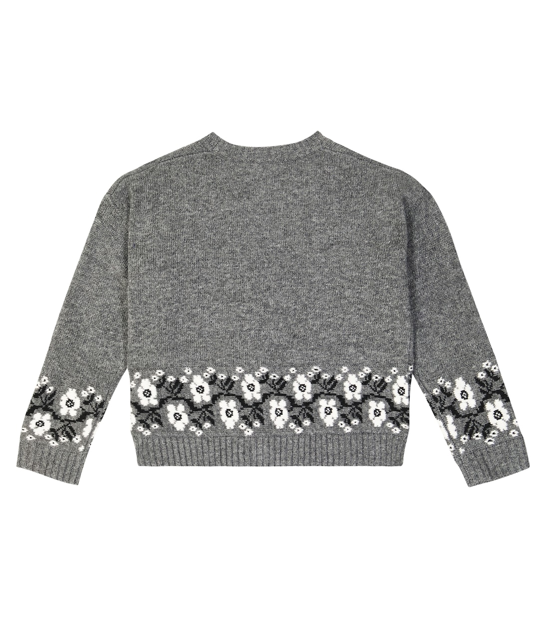 Intarsia virgin wool sweater | Il Gufo