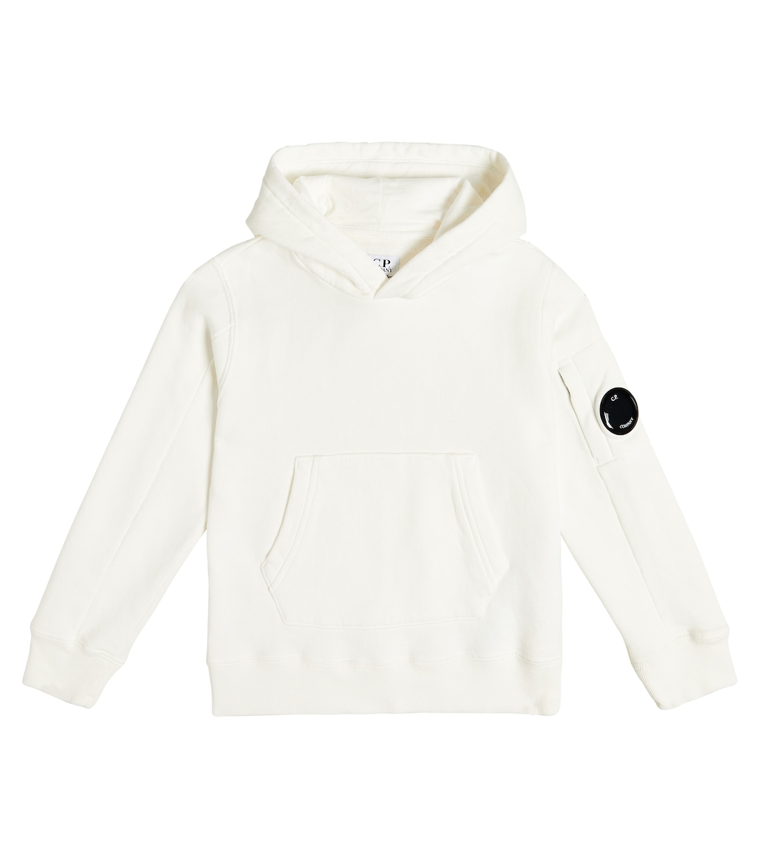 Felpa in jersey di cotone con cappuccio | C.P. Company Kids