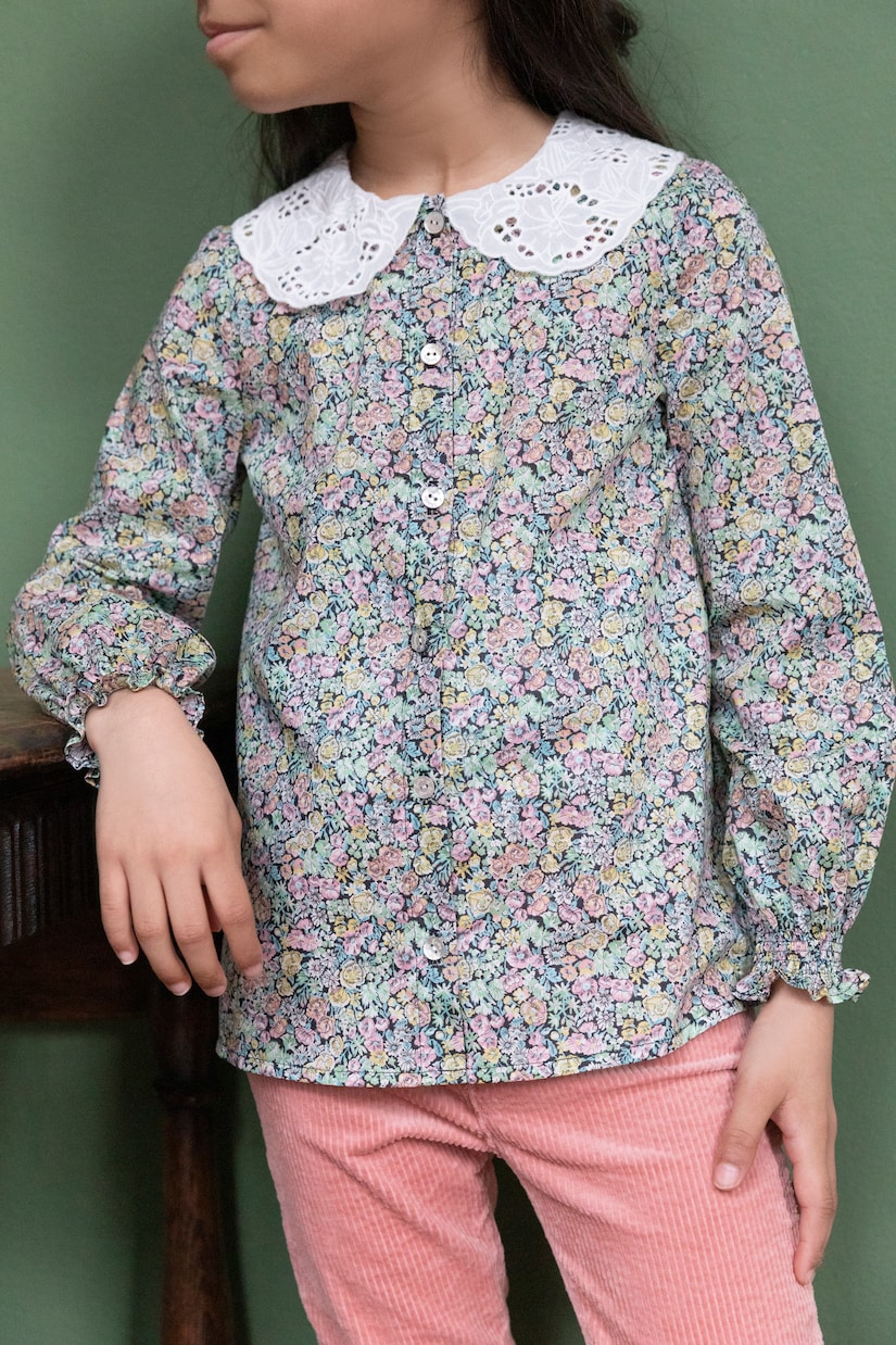Bedruckte Bluse aus Baumwolle | Tartine et Chocolat