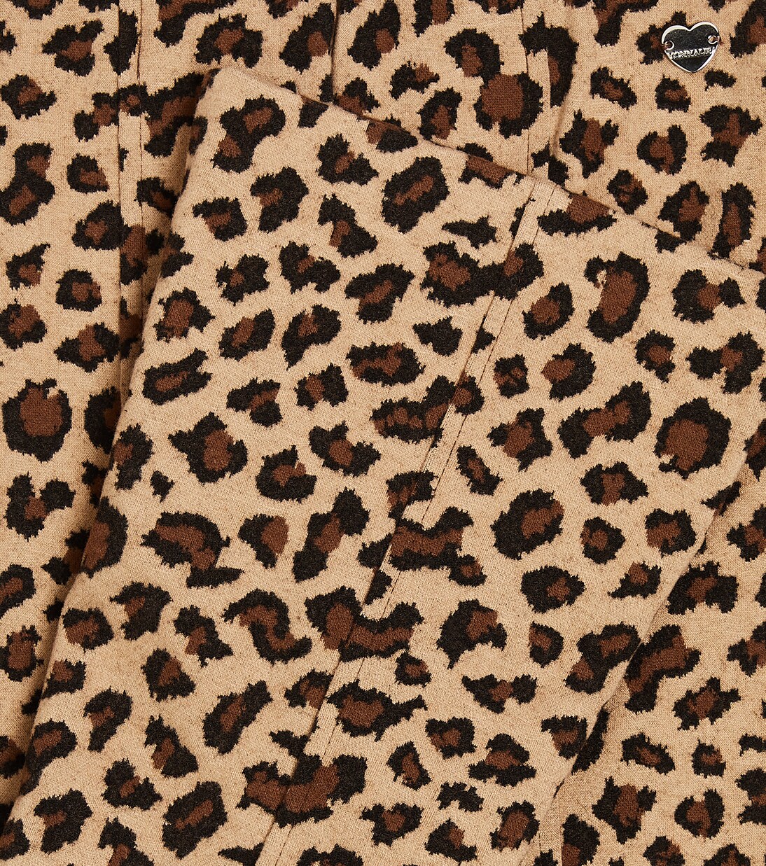 Leopard-print jersey flared pants | Monnalisa