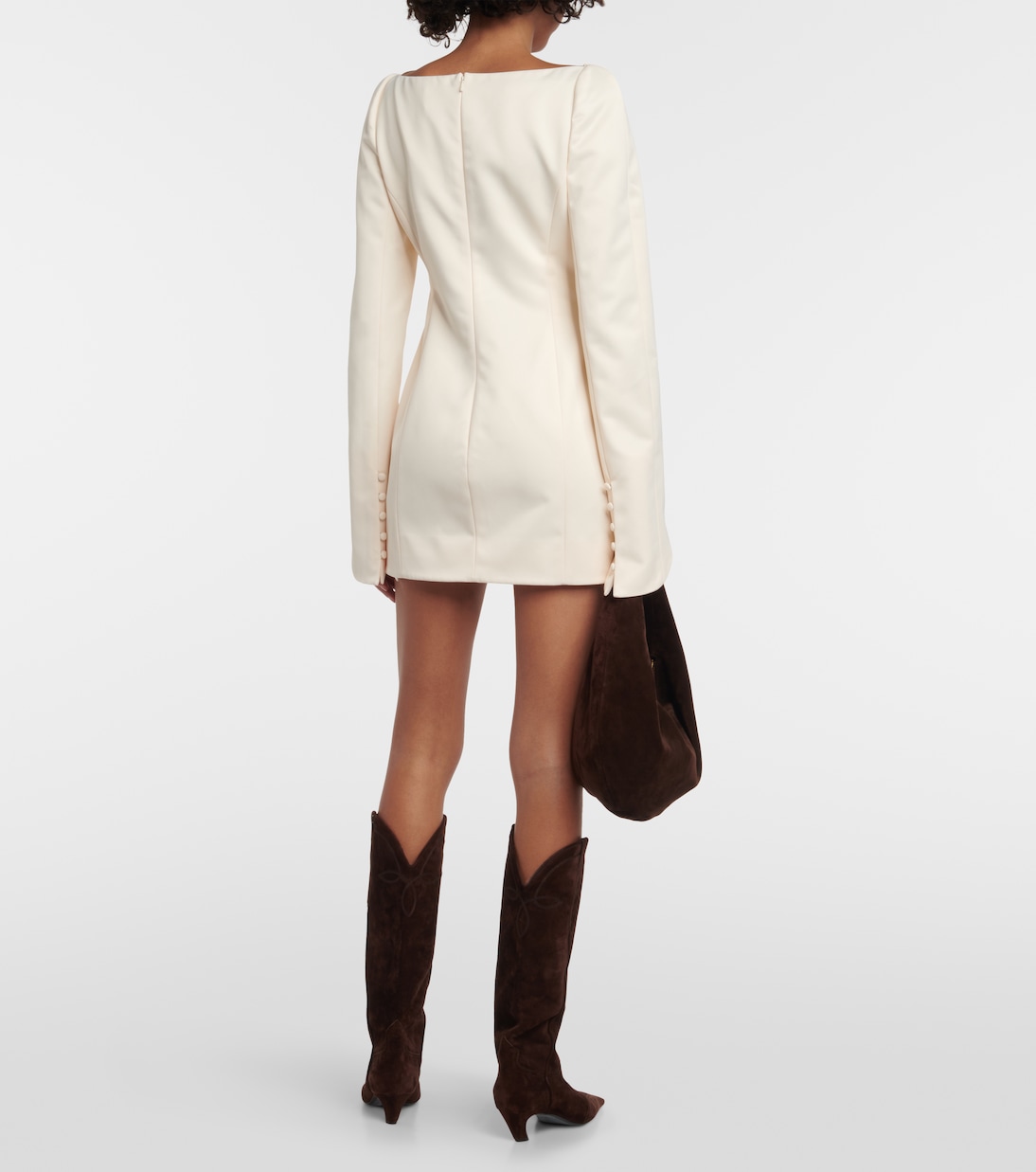Robe Tate en satin | Khaite