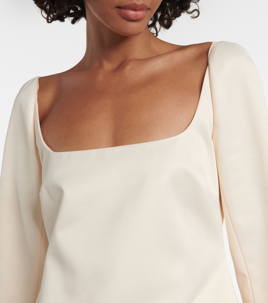 Robe Tate en satin | Khaite
