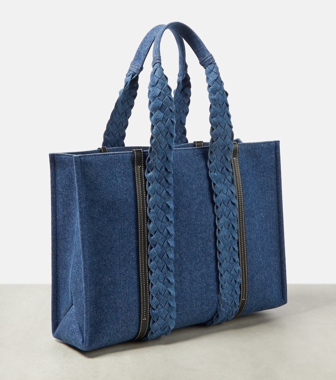 Cabas Woody Medium en jean | Chloé