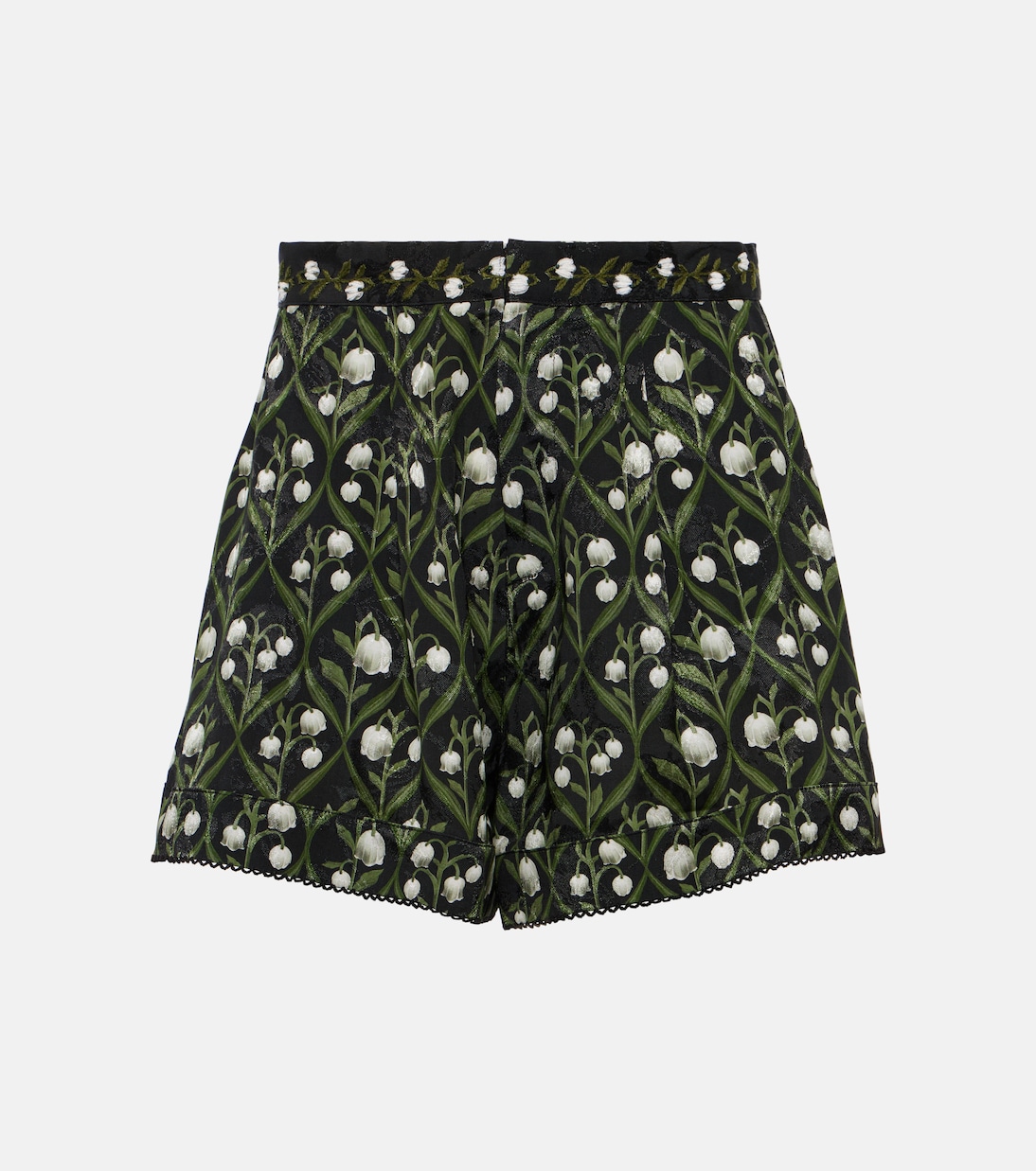 Shorts Toronjil in jacquard a vita alta | Agua by Agua Bendita