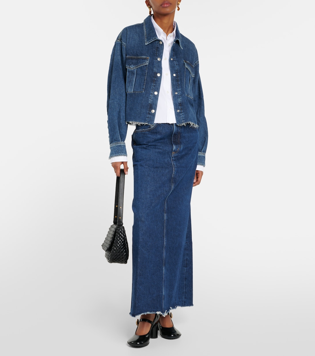 Cropped-Jeanshemd Nyx | Agolde