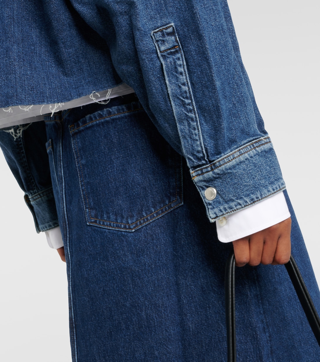 Cropped-Jeanshemd Nyx | Agolde
