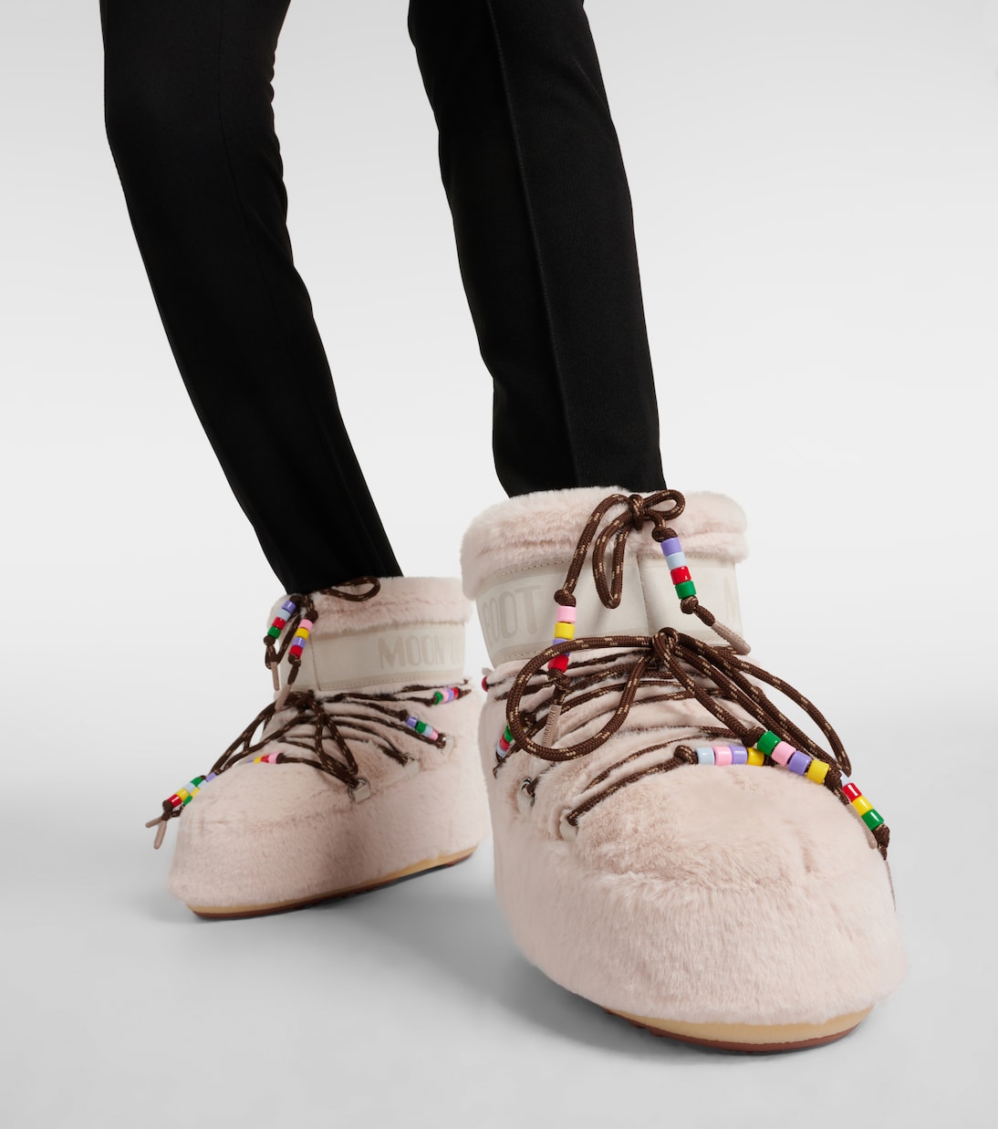 Resort Icon Low faux-fur snow boots | Moon Boot