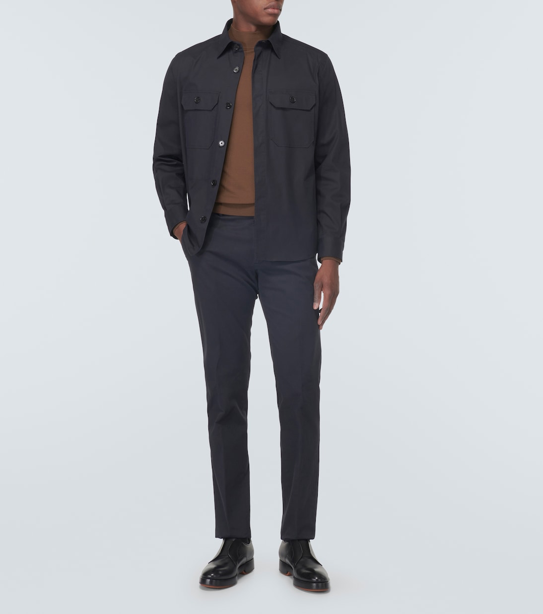 Hemdjacke aus Canvas | Zegna