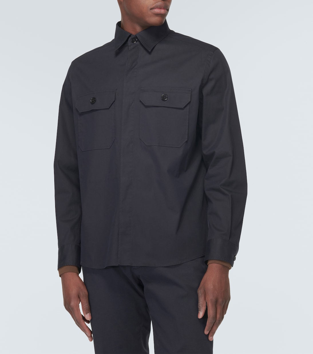Hemdjacke aus Canvas | Zegna