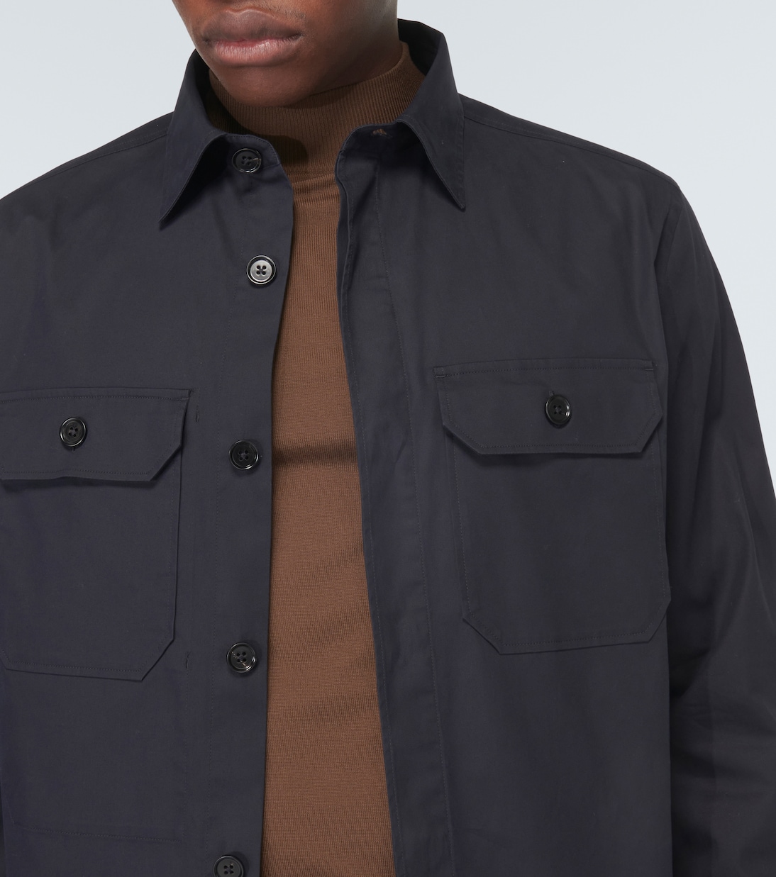Hemdjacke aus Canvas | Zegna