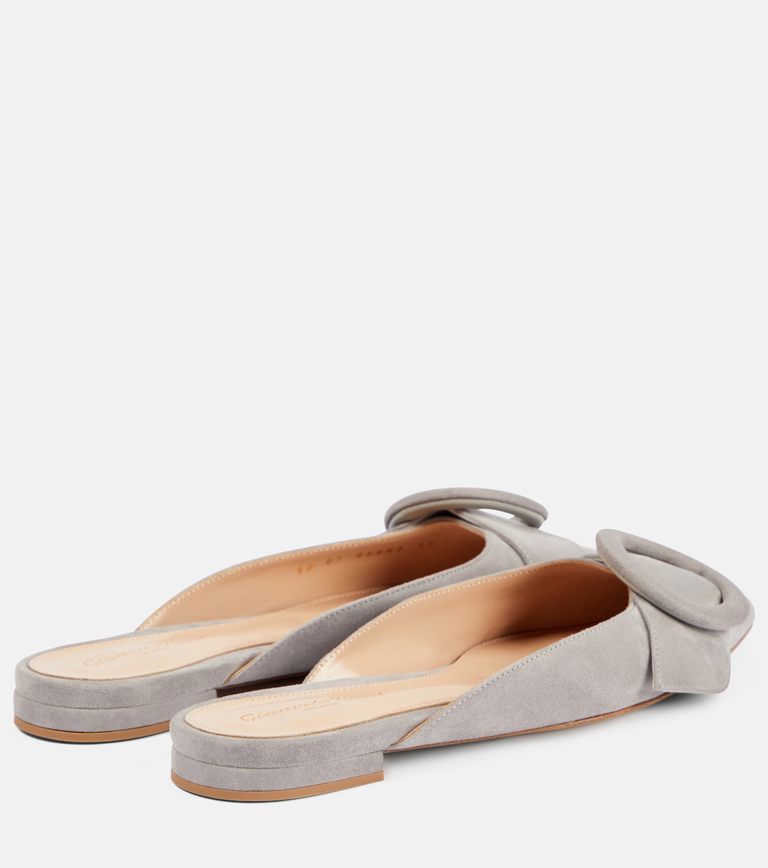 Slippers aus Veloursleder | Gianvito Rossi