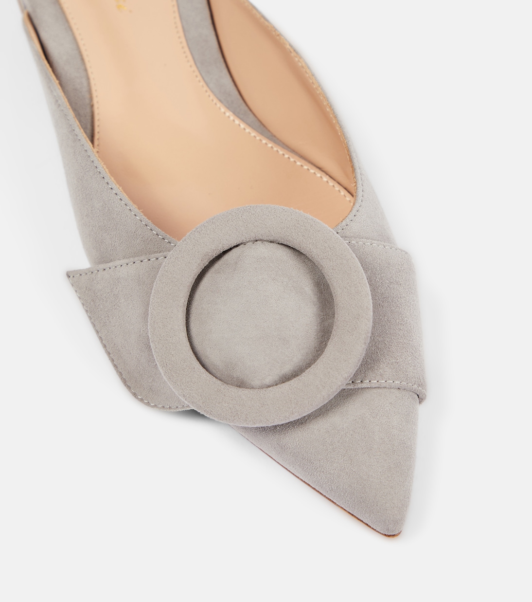 Slippers aus Veloursleder | Gianvito Rossi