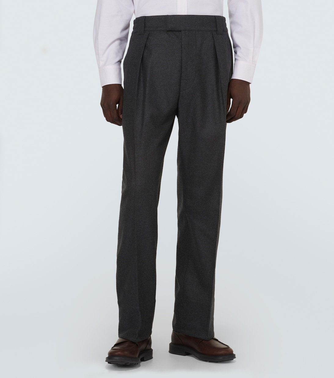 Reinga wool and cashmere straight pants | Loro Piana