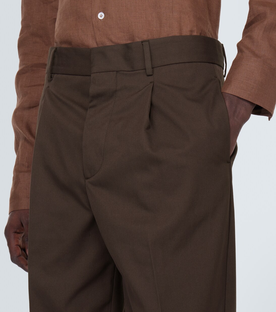 Pantalones rectos de tiro medio | Tod's
