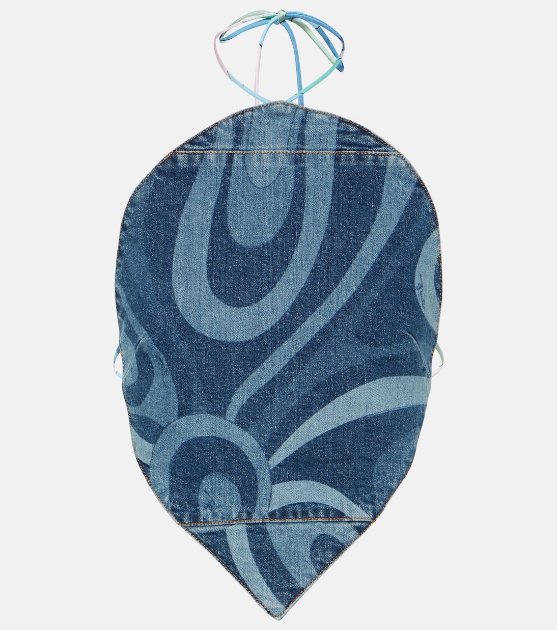 Top Marmo de denim | Pucci