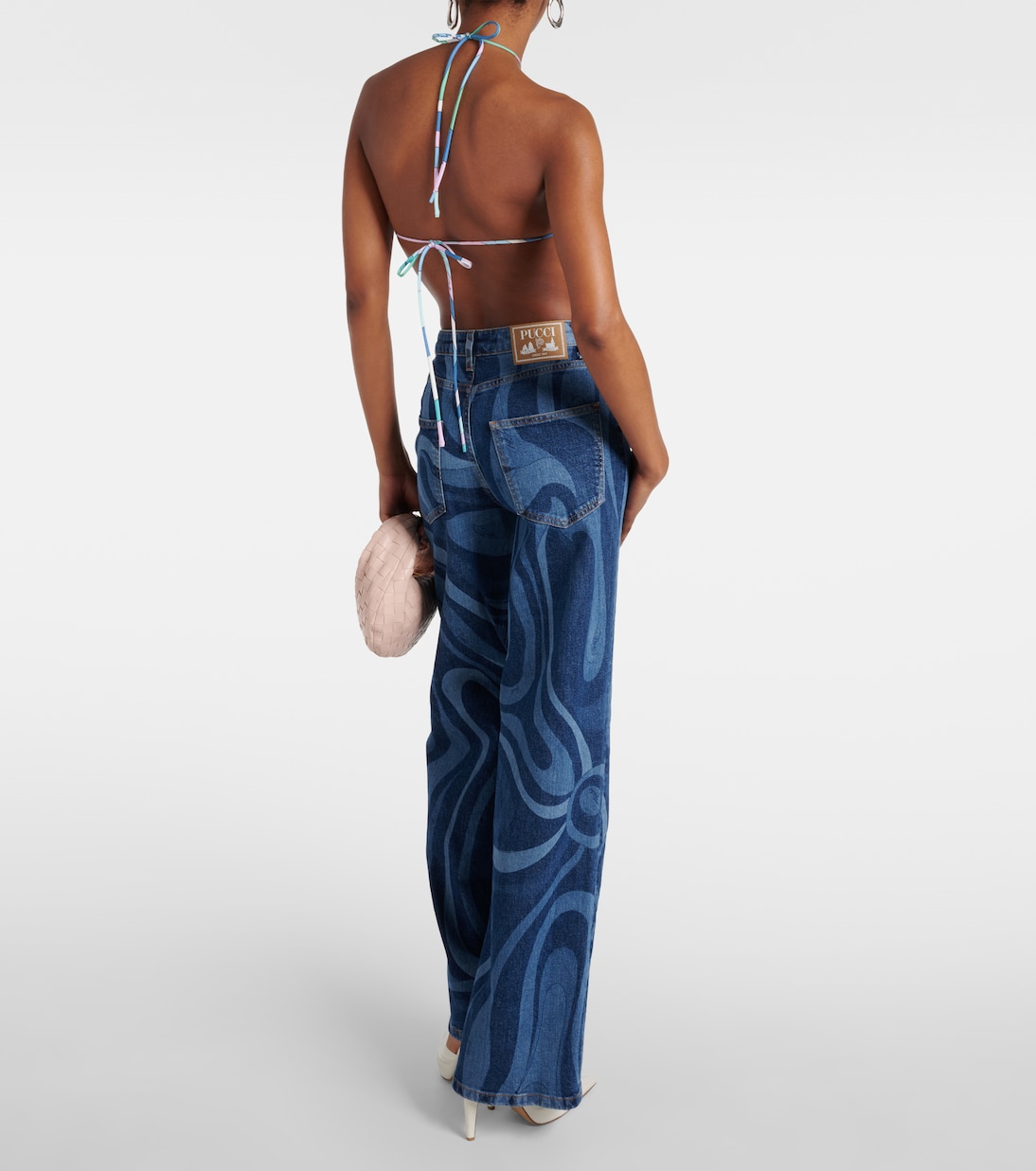 Top Marmo de denim | Pucci