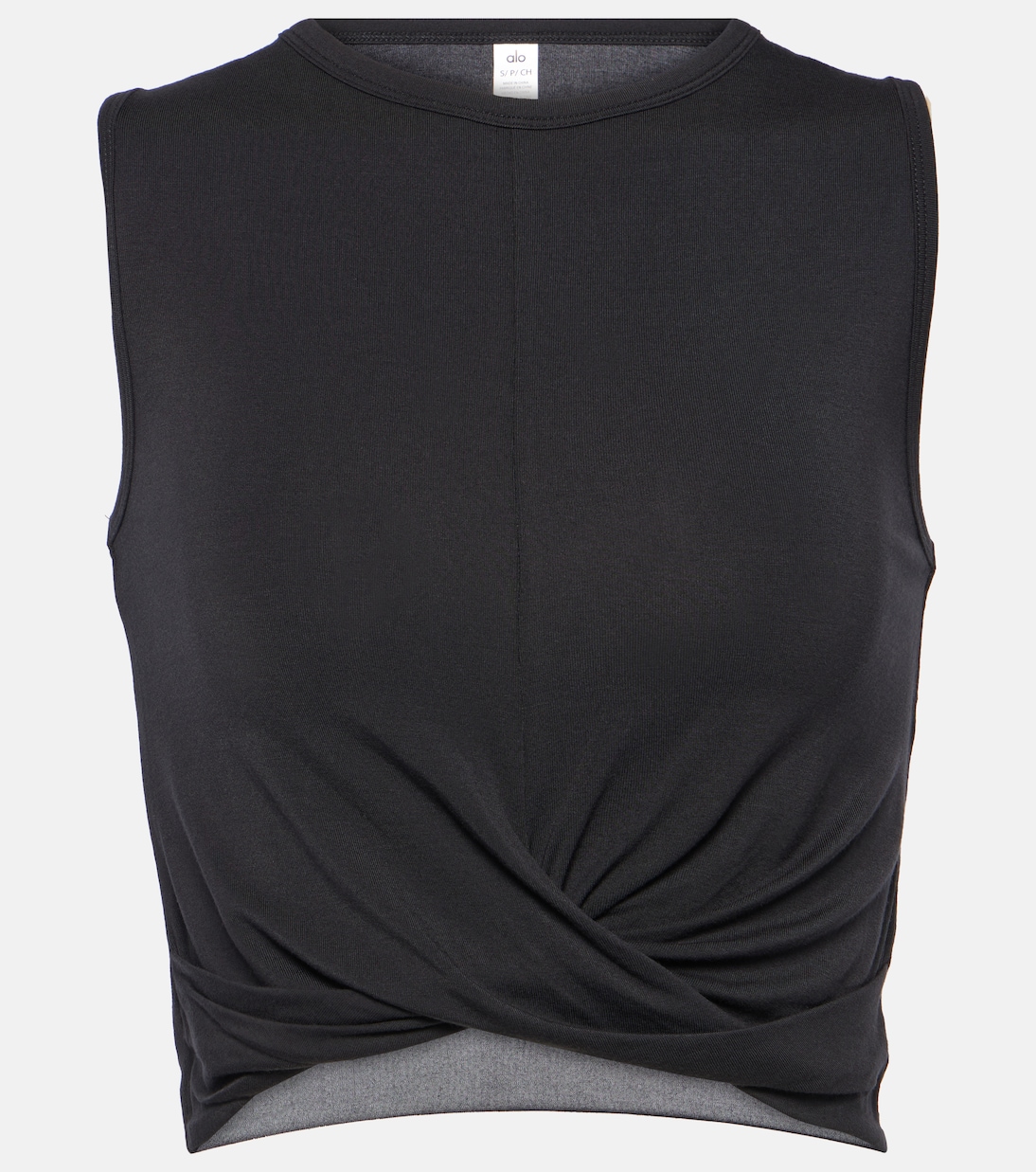 Camiseta Alo Yoga con Diseño Drapeado en Jersey para Jóvenes