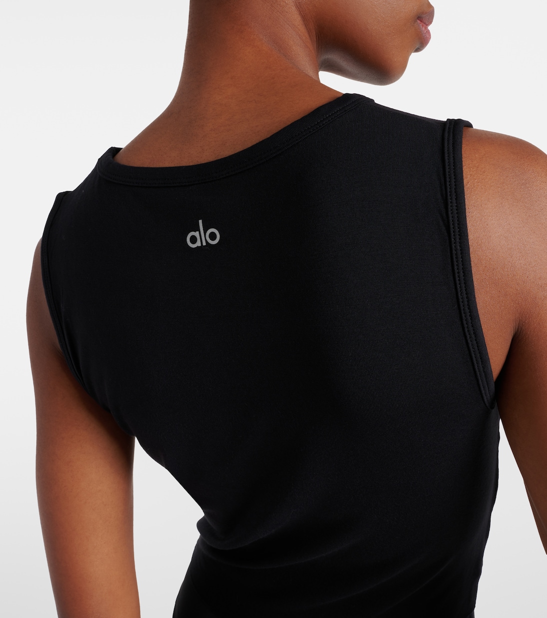 Camiseta Alo Yoga con Diseño Drapeado en Jersey para Jóvenes