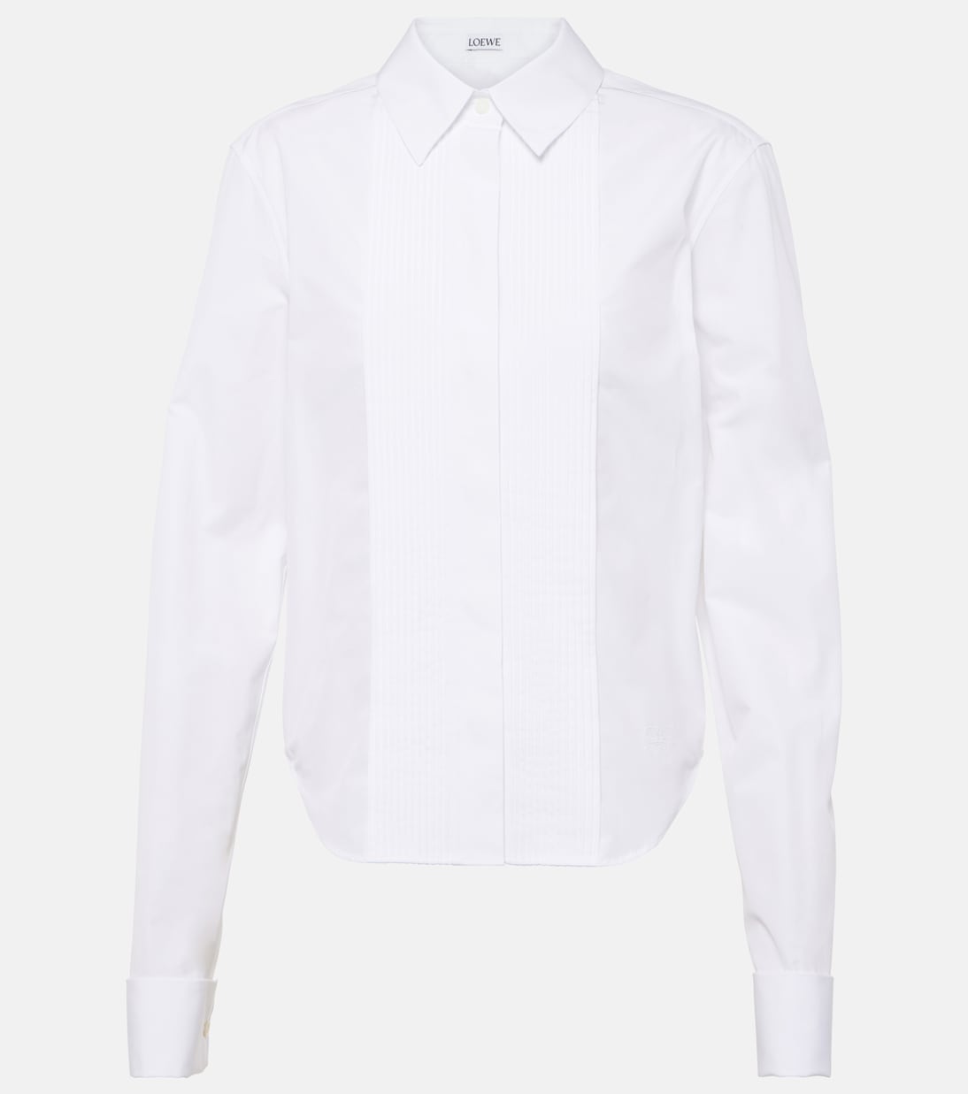 Pleated cotton blouse | Loewe
