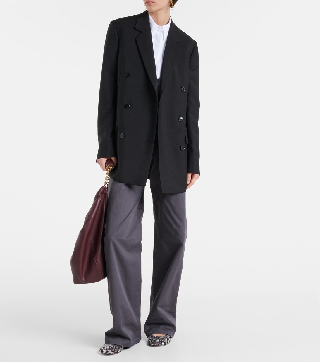 Pleated cotton blouse | Loewe