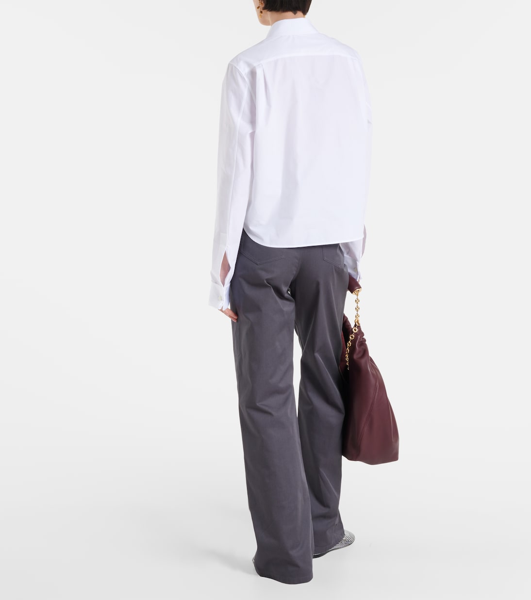 Pleated cotton blouse | Loewe