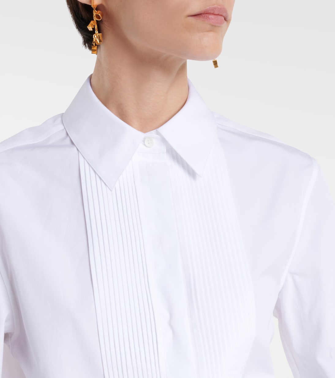 Pleated cotton blouse | Loewe