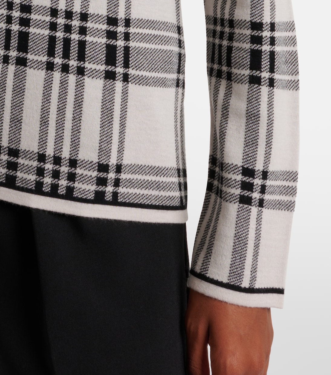 Cardigan Giara in lana a quadri | 'S Max Mara
