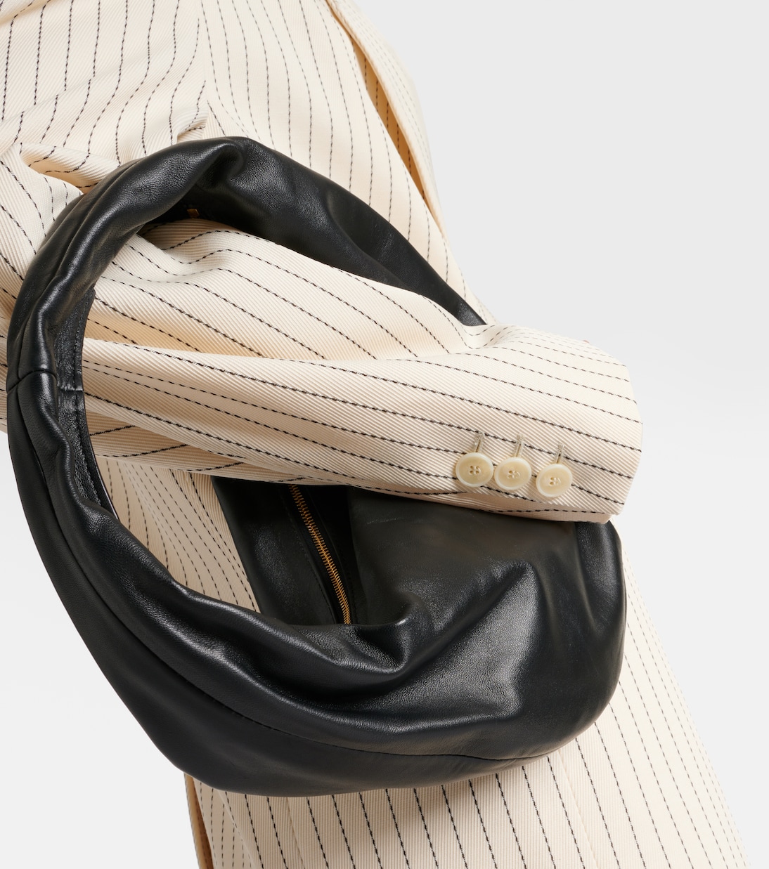 Aiden pinstripe twill blazer | The Frankie Shop