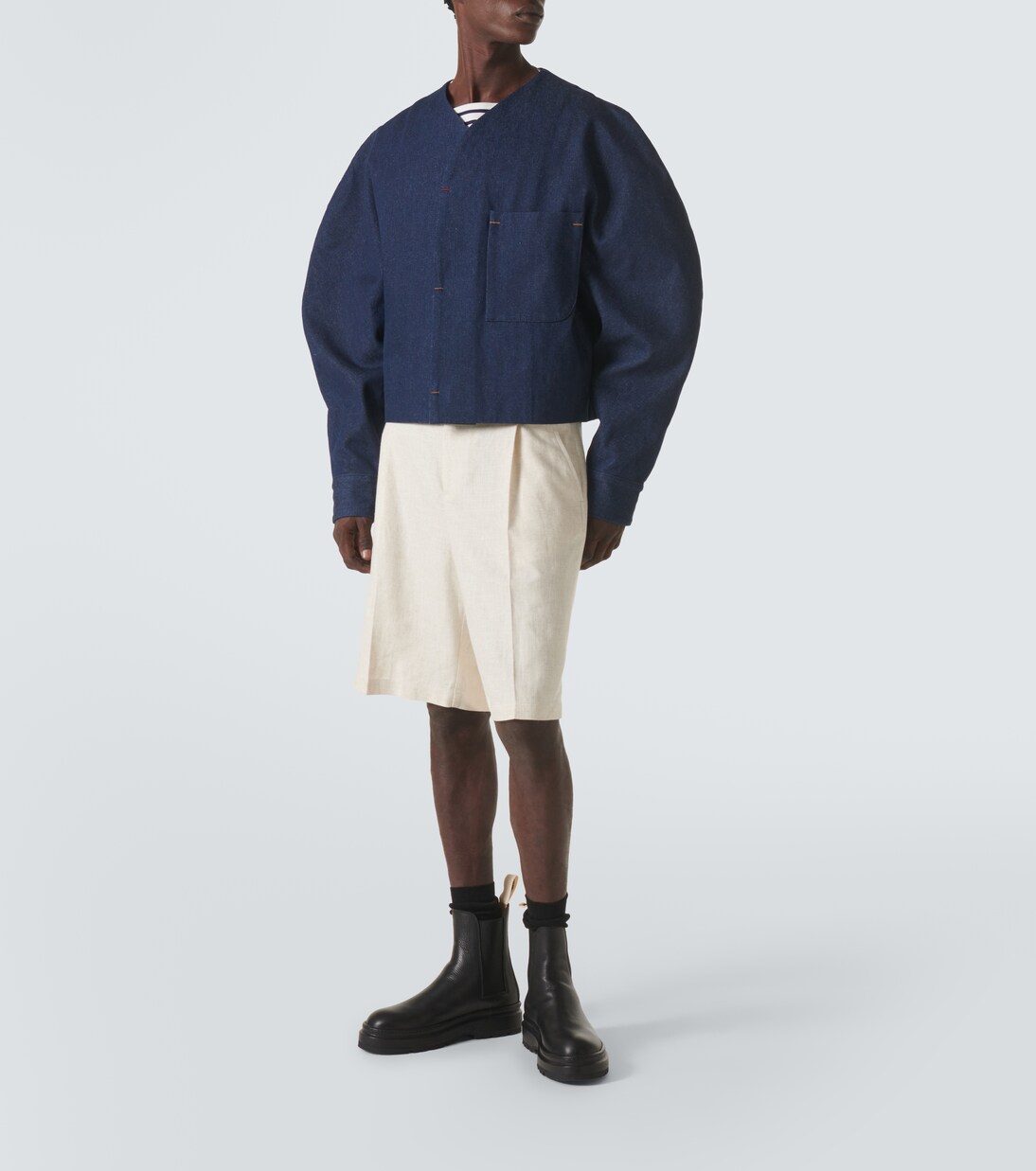 Bottines Chelsea Pavane en cuir | Jacquemus