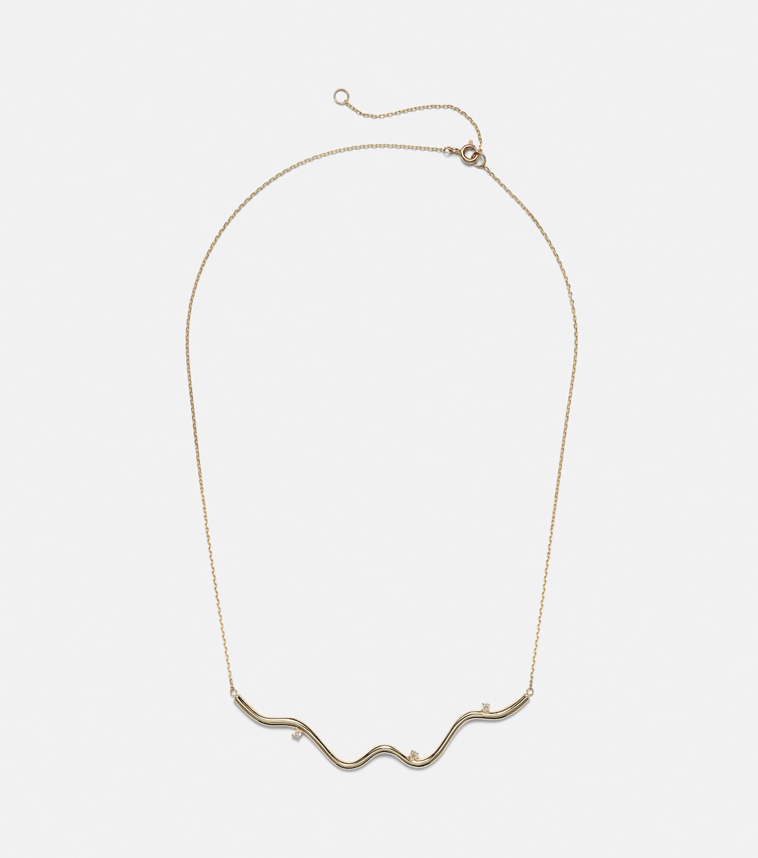 Collier Harbor Lights en or 10 ct et diamants | Stone and Strand