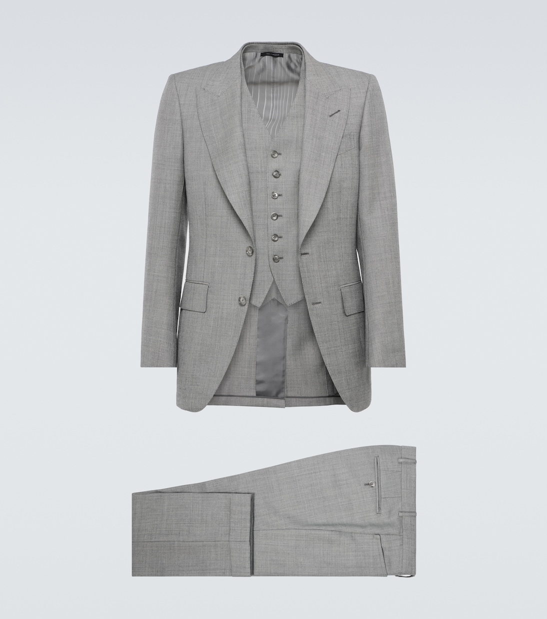 Dyllan wool and silk three-piece suit | Tom Ford