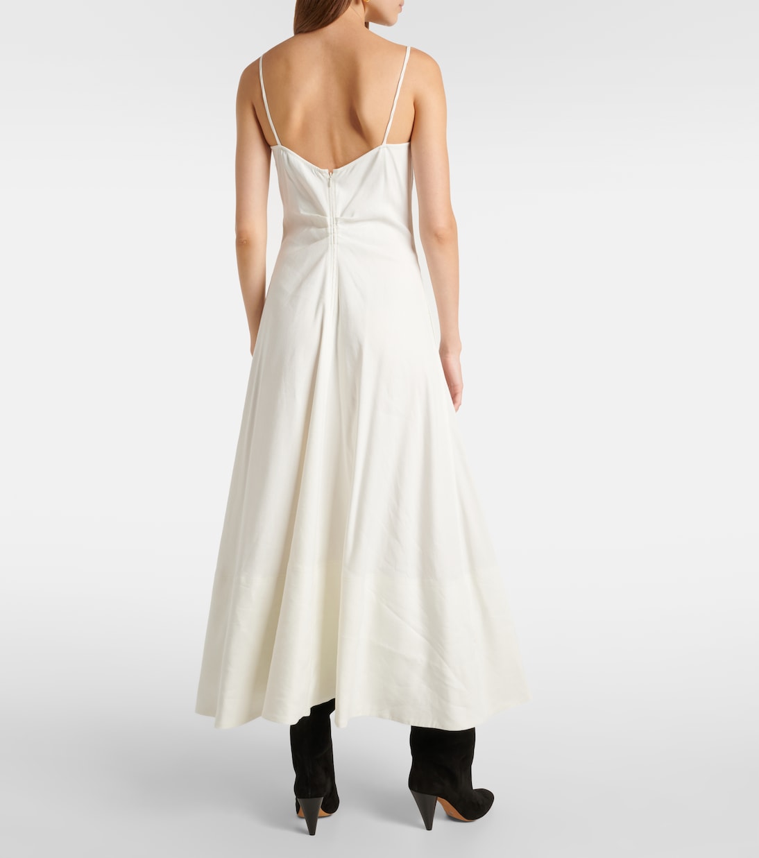 Abito midi Ruby in misto lino | Proenza Schouler