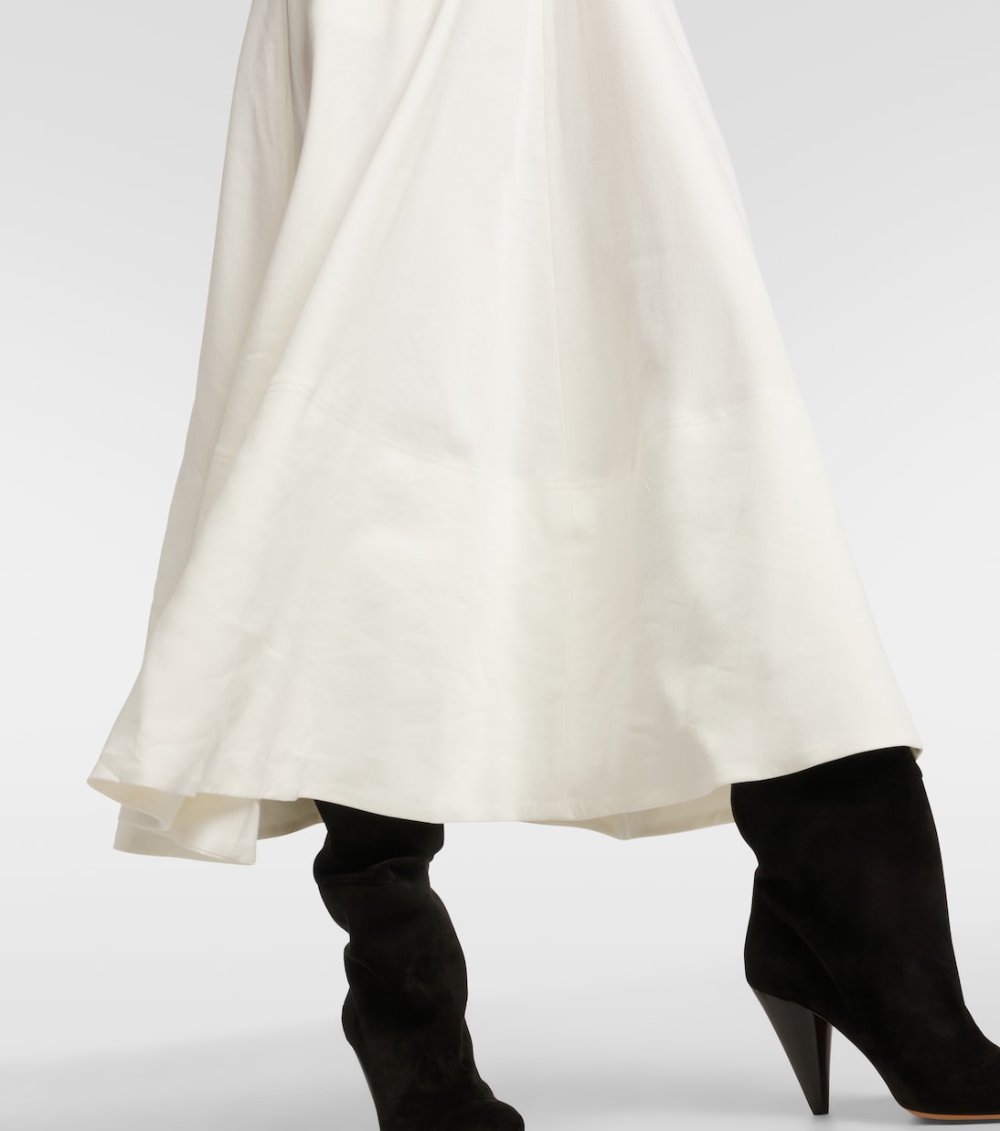 Abito midi Ruby in misto lino | Proenza Schouler